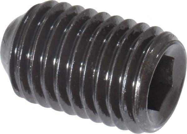 Holo-Krome - 5/16-24 UNF, 1/2" OAL, Cup Point Set Screw - Grade 8 Alloy Steel, 5/32" Key - Eagle Tool & Supply