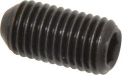 Holo-Krome - 5/16-24 UNF, 5/8" OAL, Cup Point Set Screw - Grade 8 Alloy Steel, 5/32" Key - Eagle Tool & Supply