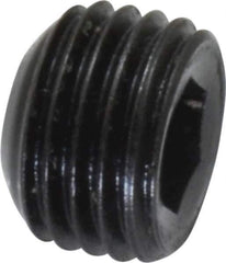 Holo-Krome - 3/8-24 UNF, 1/4" OAL, Cup Point Set Screw - Grade 8 Alloy Steel, 3/16" Key - Eagle Tool & Supply