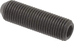 Holo-Krome - 3/8-24 UNF, 1-1/4" OAL, Cup Point Set Screw - Grade 8 Alloy Steel, 3/16" Key - Eagle Tool & Supply