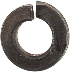 Value Collection - #2, 0.088" ID, 0.027" Thick Split Lock Washer - Grade 2 Spring Steel, Uncoated, 0.088" Min ID, 0.094" Max ID, 0.208" Max OD - Eagle Tool & Supply