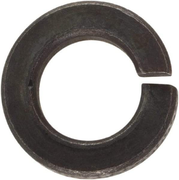 Value Collection - #8, 0.167" ID, 0.047" Thick Split Lock Washer - Grade 2 Spring Steel, Uncoated, 0.167" Min ID, 0.174" Max ID, 0.307" Max OD - Eagle Tool & Supply
