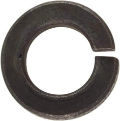 Value Collection - #8, 0.167" ID, 0.047" Thick Split Lock Washer - Grade 2 Spring Steel, Uncoated, 0.167" Min ID, 0.174" Max ID, 0.307" Max OD - Eagle Tool & Supply