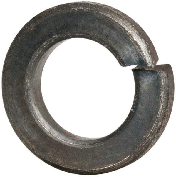 Value Collection - #10, 0.193" ID, 0.056" Thick Split Lock Washer - Grade 2 Spring Steel, Uncoated, 0.193" Min ID, 0.2" Max ID, 0.35" Max OD - Eagle Tool & Supply