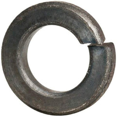 Value Collection - #10, 0.193" ID, 0.056" Thick Split Lock Washer - Grade 2 Spring Steel, Uncoated, 0.193" Min ID, 0.2" Max ID, 0.35" Max OD - Eagle Tool & Supply
