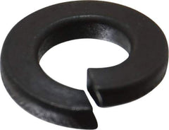 Value Collection - 1/4", 0.252" ID, 0.077" Thick Split Lock Washer - Grade 2 Spring Steel, Uncoated, 0.252" Min ID, 0.26" Max ID, 0.489" Max OD - Eagle Tool & Supply