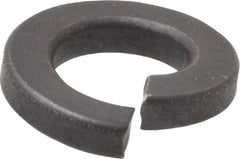 Value Collection - 3/8", 0.377" ID, 0.115" Thick Split Lock Washer - Grade 2 Spring Steel, Uncoated, 0.377" Min ID, 0.385" Max ID, 0.688" Max OD - Eagle Tool & Supply