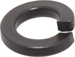 Value Collection - 1/2", 0.502" ID, 0.151" Thick Split Lock Washer - Grade 2 Spring Steel, Uncoated, 0.502" Min ID, 0.512" Max ID, 0.879" Max OD - Eagle Tool & Supply