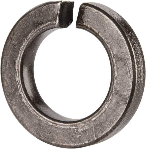 Value Collection - 1-1/8", 1.129" ID, 0.345" Thick Split Lock Washer - Grade 8 Spring Steel, Uncoated, 1.129" Min ID, 1.153" Max ID, 1.903" Max OD - Eagle Tool & Supply