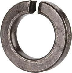 Value Collection - 1-1/8", 1.129" ID, 0.345" Thick Split Lock Washer - Grade 8 Spring Steel, Uncoated, 1.129" Min ID, 1.153" Max ID, 1.903" Max OD - Eagle Tool & Supply