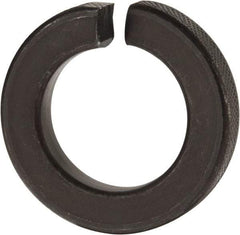 Value Collection - 1-1/4", 1.254" ID, 0.384" Thick Split Lock Washer - Grade 8 Spring Steel, Uncoated, 1.254" Min ID, 1.28" Max ID, 2.104" Max OD - Eagle Tool & Supply
