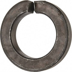 Value Collection - 1-5/8", 1.633" ID, 0.045" Thick Split Lock Washer - Grade 8 Spring Steel, Uncoated, 1.633" Min ID, 1.663" Max ID, 2.694" Max OD - Eagle Tool & Supply