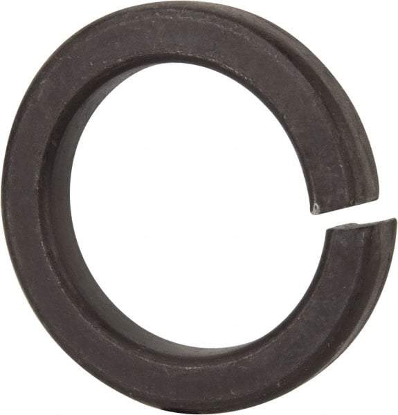 Value Collection - 2-1/2", 0.496" Thick Split Lock Washer - Grade 8 Spring Steel, Uncoated, 2.512" Min ID, 2.543" Max ID, 3.648" Max OD - Eagle Tool & Supply