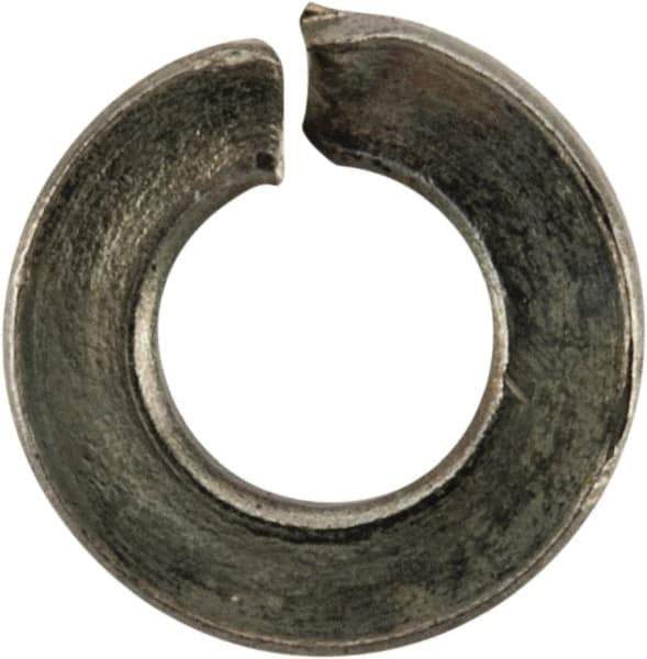 Value Collection - #3, 0.101" ID, 0.034" Thick Split Lock Washer - Grade 2 Spring Steel, Zinc-Plated Finish, 0.101" Min ID, 0.107" Max ID, 0.239" Max OD - Eagle Tool & Supply