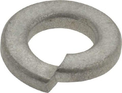Value Collection - 5/16", 0.314" ID, 0.097" Thick Split Lock Washer - Grade 2 Spring Steel, Zinc-Plated Finish, 0.314" Min ID, 0.322" Max ID, 0.593" Max OD - Eagle Tool & Supply