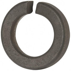 Value Collection - 1-3/8", 1.379" ID, 0.422" Thick Split Lock Washer - Grade 8 Spring Steel, Zinc-Plated Finish, 1.379" Min ID, 1.408" Max ID, 2.301" Max OD - Eagle Tool & Supply