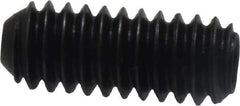 Holo-Krome - 1/4-20 UNC, 5/8" OAL, Cup Point Set Screw - Grade 8 Alloy Steel, 1/8" Key - Eagle Tool & Supply