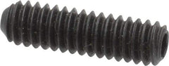 Holo-Krome - 1/4-20 UNC, 7/8" OAL, Cup Point Set Screw - Grade 8 Alloy Steel, 1/8" Key - Eagle Tool & Supply