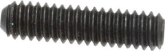Holo-Krome - 1/4-20 UNC, 1" OAL, Cup Point Set Screw - Grade 8 Alloy Steel, 1/8" Key - Eagle Tool & Supply