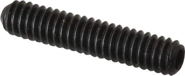 Holo-Krome - 1/4-20 UNC, 1-1/4" OAL, Cup Point Set Screw - Grade 8 Alloy Steel, 1/8" Key - Eagle Tool & Supply