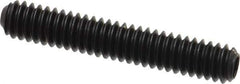 Holo-Krome - 1/4-20 UNC, 1-1/2" OAL, Cup Point Set Screw - Grade 8 Alloy Steel, 1/8" Key - Eagle Tool & Supply