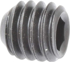 Holo-Krome - 5/16-18 UNC, 5/16" OAL, Cup Point Set Screw - Grade 8 Alloy Steel, 5/32" Key - Eagle Tool & Supply