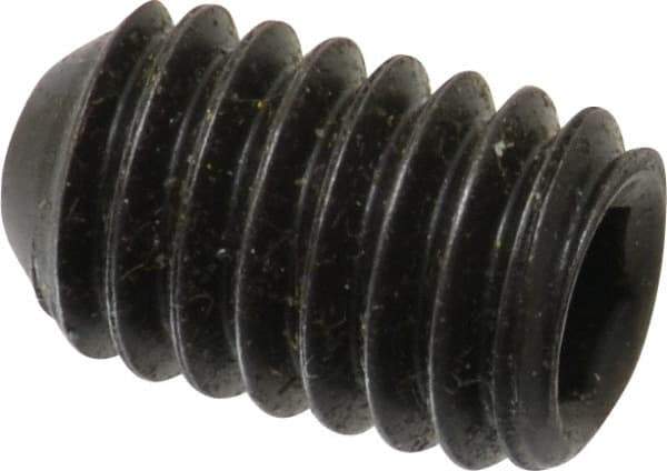 Holo-Krome - 5/16-18 UNC, 1/2" OAL, Cup Point Set Screw - Grade 8 Alloy Steel, 5/32" Key - Eagle Tool & Supply