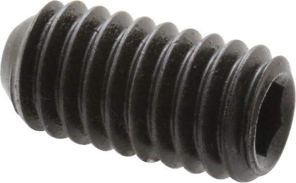 Holo-Krome - 5/16-18 UNC, 5/8" OAL, Cup Point Set Screw - Grade 8 Alloy Steel, 5/32" Key - Eagle Tool & Supply