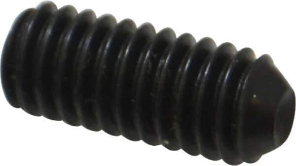 Holo-Krome - 5/16-18 UNC, 3/4" OAL, Cup Point Set Screw - Grade 8 Alloy Steel, 5/32" Key - Eagle Tool & Supply
