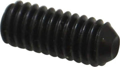 Holo-Krome - 5/16-18 UNC, 3/4" OAL, Cup Point Set Screw - Grade 8 Alloy Steel, 5/32" Key - Eagle Tool & Supply