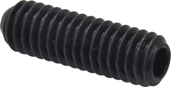 Holo-Krome - 5/16-18 UNC, 1" OAL, Cup Point Set Screw - Grade 8 Alloy Steel, 5/32" Key - Eagle Tool & Supply