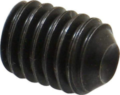 Holo-Krome - 3/8-16 UNC, 1/2" OAL, Cup Point Set Screw - Grade 8 Alloy Steel, 3/16" Key - Eagle Tool & Supply