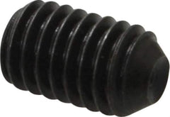 Holo-Krome - 3/8-16 UNC, 5/8" OAL, Cup Point Set Screw - Grade 8 Alloy Steel, 3/16" Key - Eagle Tool & Supply