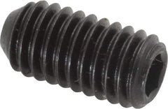 Holo-Krome - 3/8-16 UNC, 3/4" OAL, Cup Point Set Screw - Grade 8 Alloy Steel, 3/16" Key - Eagle Tool & Supply
