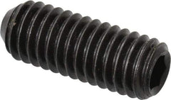 Holo-Krome - 3/8-16 UNC, 1" OAL, Cup Point Set Screw - Grade 8 Alloy Steel, 3/16" Key - Eagle Tool & Supply