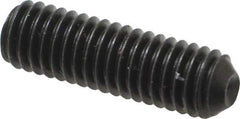 Holo-Krome - 3/8-16 UNC, 1-1/4" OAL, Cup Point Set Screw - Grade 8 Alloy Steel, 3/16" Key - Eagle Tool & Supply