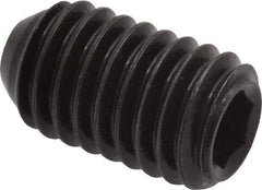 Holo-Krome - 7/16-14 UNC, 3/4" OAL, Cup Point Set Screw - Grade 8 Alloy Steel, 7/32" Key - Eagle Tool & Supply