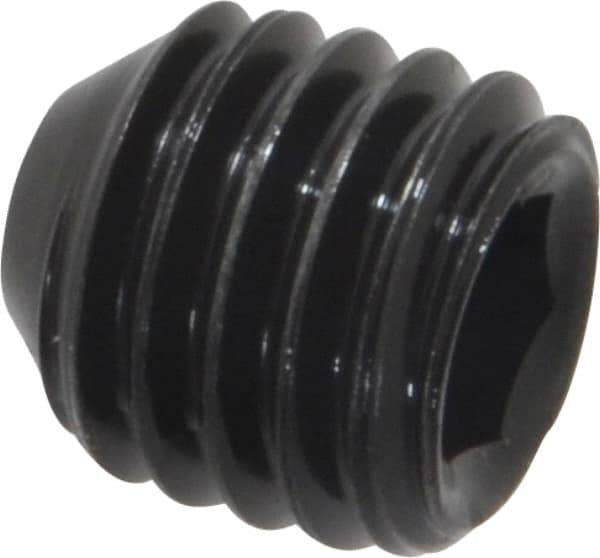 Holo-Krome - 1/2-13 UNC, 1/2" OAL, Cup Point Set Screw - Grade 8 Alloy Steel, 1/4" Key - Eagle Tool & Supply
