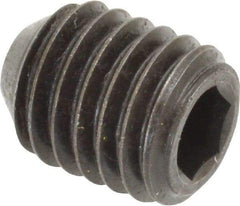 Holo-Krome - 1/2-13 UNC, 5/8" OAL, Cup Point Set Screw - Grade 8 Alloy Steel, 1/4" Key - Eagle Tool & Supply