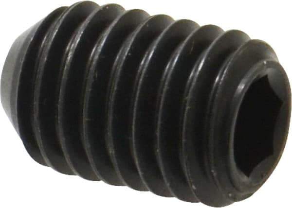 Holo-Krome - 1/2-13 UNC, 3/4" OAL, Cup Point Set Screw - Grade 8 Alloy Steel, 1/4" Key - Eagle Tool & Supply