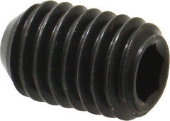 Holo-Krome - 1/2-13 UNC, 3/4" OAL, Cup Point Set Screw - Grade 8 Alloy Steel, 1/4" Key - Eagle Tool & Supply