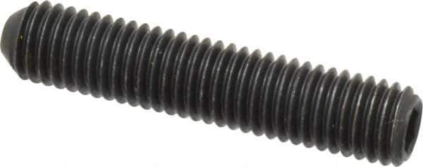 Holo-Krome - 1/2-13 UNC, 2-1/2" OAL, Cup Point Set Screw - Grade 8 Alloy Steel, 1/4" Key - Eagle Tool & Supply