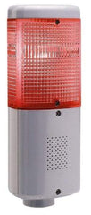 Edwards Signaling - LED Lamp, Amber, Green, Red, Flashing and Steady, Stackable Tower Light Module - 24 VDC, 0.06 Amp, IP65 Ingress Rating, 3R, 4X NEMA Rated, Pipe Mount - Eagle Tool & Supply