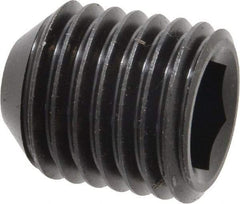 Holo-Krome - 7/8-9 UNC, 1" OAL, Cup Point Set Screw - Grade 8 Alloy Steel, 1/2" Key - Eagle Tool & Supply