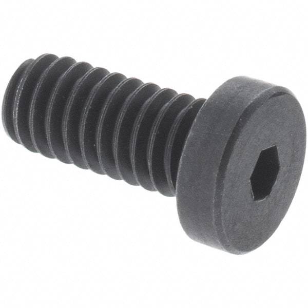 Unbrako - M10x1.50 Metric Coarse Hex Socket Drive, Low Socket Cap Screw - Grade 10.9 Alloy Steel, Black Oxide Finish, 25mm Length Under Head - Eagle Tool & Supply