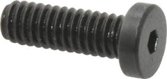 Holo-Krome - #8-32 UNC Hex Socket Drive, Low Socket Cap Screw - Alloy Steel, Black Oxide Finish, Fully Threaded, 1/2" Length Under Head - Eagle Tool & Supply