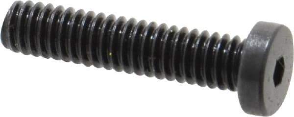 Holo-Krome - #8-32 UNC Hex Socket Drive, Low Socket Cap Screw - Alloy Steel, Black Oxide Finish, Fully Threaded, 3/4" Length Under Head - Eagle Tool & Supply
