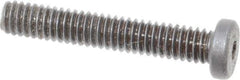 Holo-Krome - #8-32 UNC Hex Socket Drive, Low Socket Cap Screw - Alloy Steel, Black Oxide Finish, Fully Threaded, 1" Length Under Head - Eagle Tool & Supply