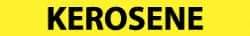 NMC - Pipe Marker with Kerosene Legend and No Graphic - 2-1/2 to 6" Pipe Outside Diam, Black on Yellow - Eagle Tool & Supply