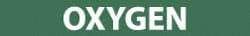 NMC - Pipe Marker with Oxygen Legend and No Graphic - 1-1/2 to 2" Pipe Outside Diam, White on Green - Eagle Tool & Supply